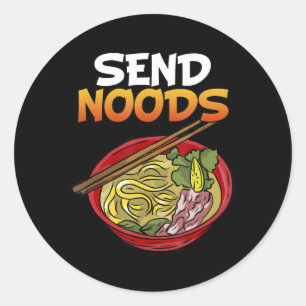 Stuur Noods Kakashi Bowl Ramen Japan Ahegao Anime Ronde Sticker