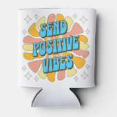 Stuur positieve vibraties blikjeskoeler (Voorkant)