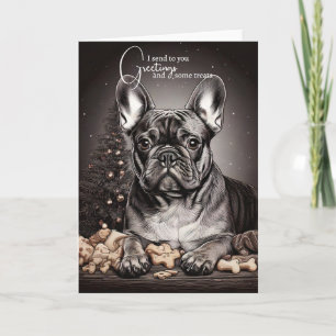 Stuur Treats met Kerstmis. Dringend. Feestdagen Kaart