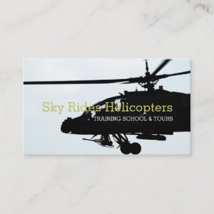 Stuurhut voor helikopters visitekaartje