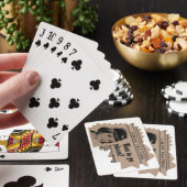 stuurloze vluchtbegeleider pokerkaarten (Insitu)