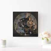  stuurmachinetraining vierkante klok (Huis)