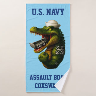 Stuurman aanvalsschip Amerikaanse marine Badhanddoek