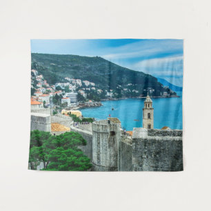 Stuurmuur van Dubrovnik Wandkleed