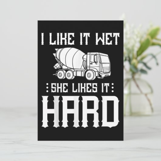 Stuurprogramma betonafwerker kaart (Staand voorkant)