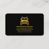 Stuurprogramma Bruin Gold Arrows Gold Semi Visitekaartje (Achterkant)