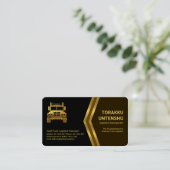 Stuurprogramma Bruin Gold Arrows Gold Semi Visitekaartje (Staand voorkant)