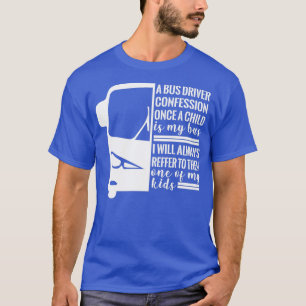 Stuurprogramma bus driver t-shirt