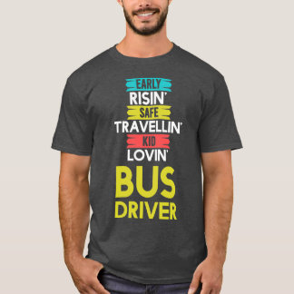 Stuurprogramma Early Risin Lovin Bus T-shirt
