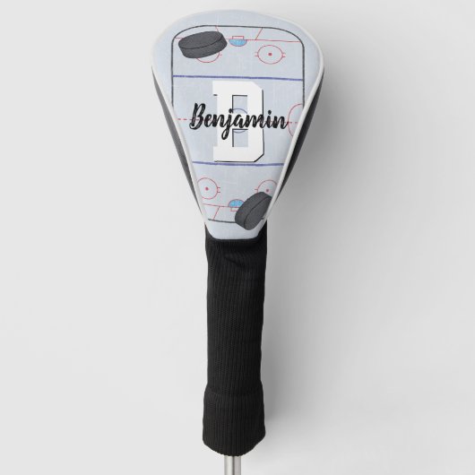 Stuurprogramma Ice Hockey Fans Golfheadcover (Voorkant)