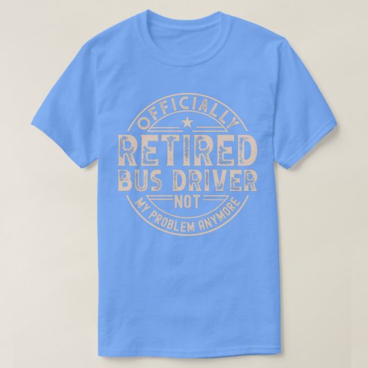 Stuurprogramma in ruste bus 1 t-shirt (Design voorkant)