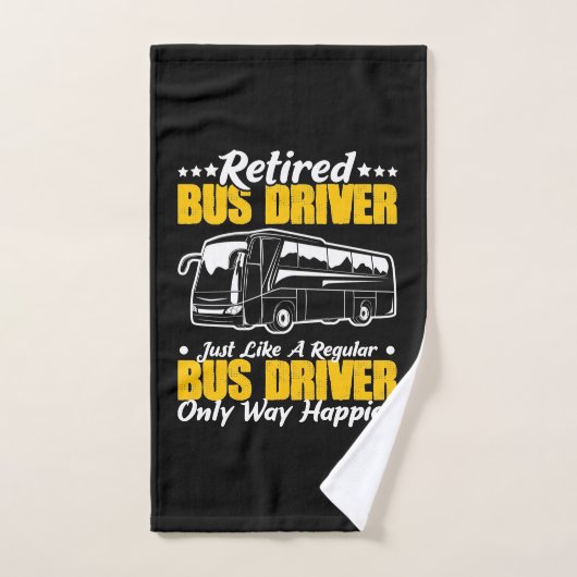 Stuurprogramma in ruste bus handdoek (Handdoek)