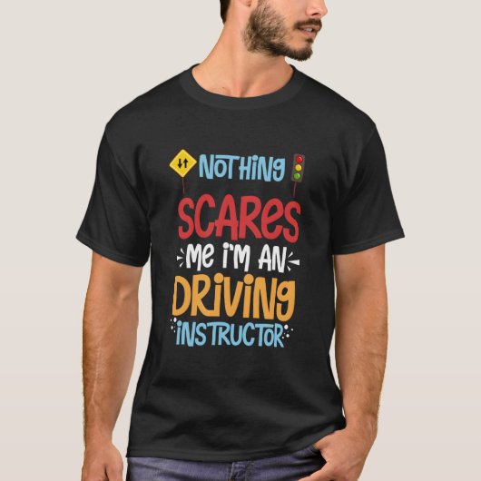Stuurprogramma-instructeur Lessen Stuurprogramma T-shirt (Voorkant)