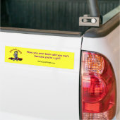 Stuurprogramma lichte wielrenauto bumpersticker (Op Truck)