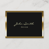 Stuurprogramma met moderne Gold-structuur Visitekaartje (Voorkant)