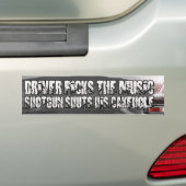 Stuurprogramma Pict de muziek Bumpersticker (Op auto)