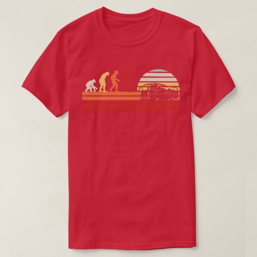 Stuurprogramma Retro School-bus - bus - chauffeur T-shirt (Design voorkant)