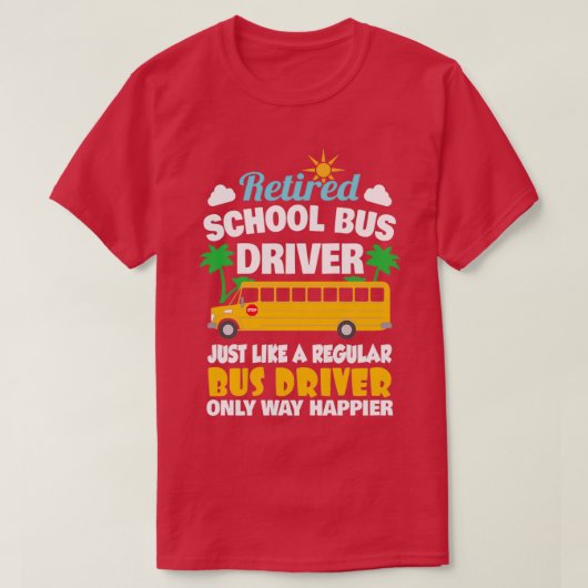 Stuurprogramma school in ruste, klassieke TShirt (Design voorkant)