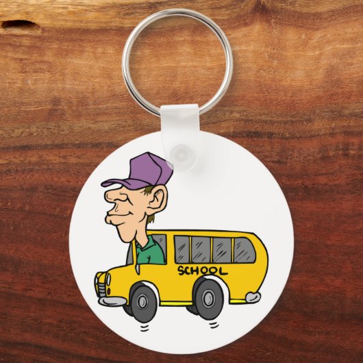 Stuurprogramma school sleutelhanger (Voorkant)