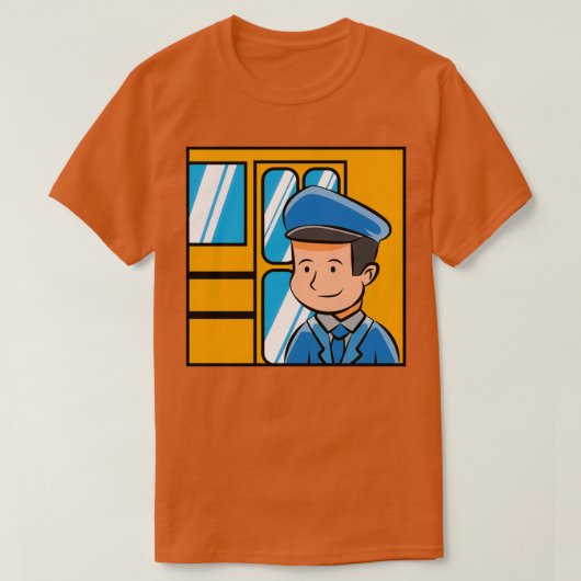 Stuurprogramma schoolbus 2 t-shirt (Design voorkant)