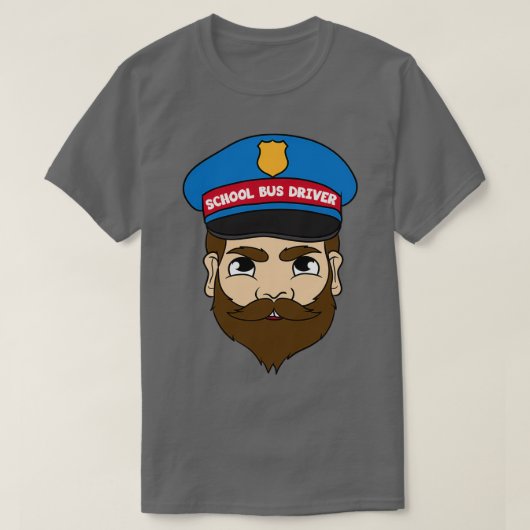 Stuurprogramma schoolbus t-shirt (Design voorkant)