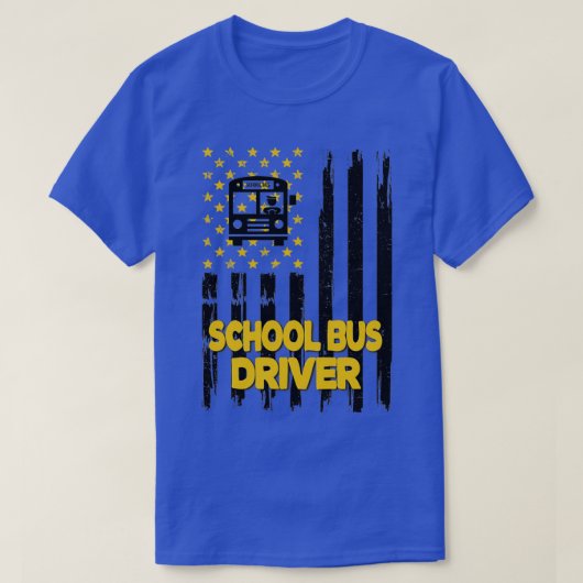 Stuurprogramma schoolbus t-shirt (Design voorkant)