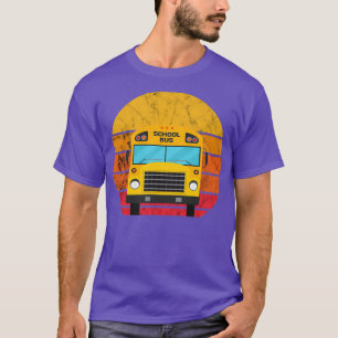 Stuurprogramma  Sunset Bus Drivers Retro T-shirt