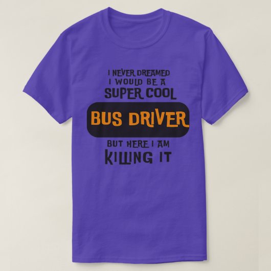 Stuurprogramma Super Cool Bus T-shirt (Design voorkant)