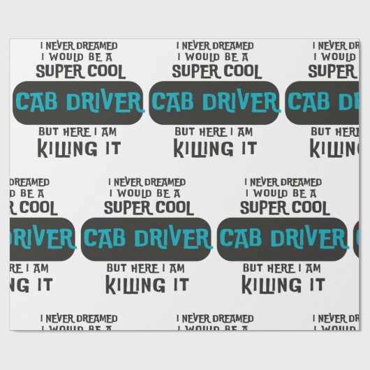 Stuurprogramma Super Cool Cab Cadeaupapier (Vlak)