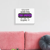 Stuurprogramma Super Cool Cab Canvas Afdruk (Insitu (Woonkamer))
