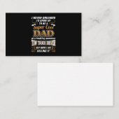 Stuurprogramma Super Cool Dad nooit droomd Visitekaartje (Voorkant / Achterkant)