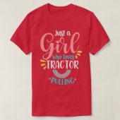 Stuurprogramma tractor trekker trekken t-shirt (Design voorkant)