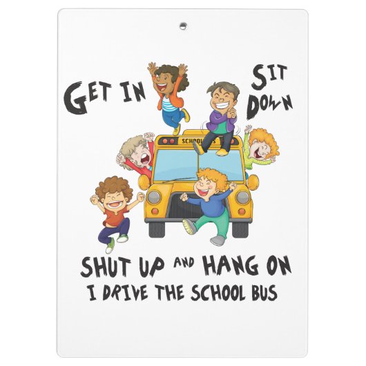 Stuurprogramma van de Funny School Terug naar scho Klembord (Achterkant)