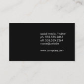 Stuurprogramma Visitekaartje (Achterkant)