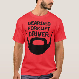 Stuurprogramma voor gekaarde vorkheftrucks t-shirt