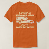 Stuurprogramma voor partijbus t-shirt (Design voorkant)