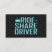 Stuurprogramma voor Ride Share Rideshare Visitekaartje (Achterkant)
