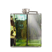 Stuurprogramma vuilniswagen, vuilniswagen heupfles (Achterkant)