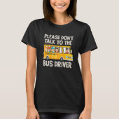Stuurprogrammabus schoolbus t-shirt (Voorkant)