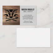 Stuurprogramma's en BBQ Tools Visitekaartje (Voorkant / Achterkant)