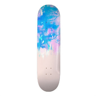 Stuurprogramma's voor Girly Pastel Pink en Blue Wa Skateboard