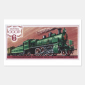 stuurstoflocomotieven rechthoekige sticker (Voorkant)