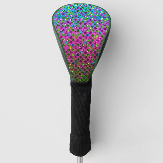 Stuurstroomstang Hoesje Crystal Bling Golfheadcover (Voorkant)
