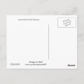 Stuurstukken van het Leonardo Da Vinci-museum Briefkaart (Achterkant)