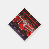  stuurwieltjes servet (Hoek)