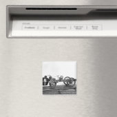 Stuwauto uitgevonden magneet (Insitu (Vaatwasser))