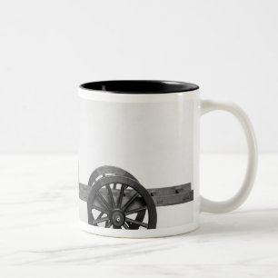Stuwauto uitgevonden tweekleurige koffiemok