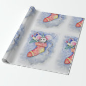 Stuwmuis stoppen cadeaupapier (Uitgerold)