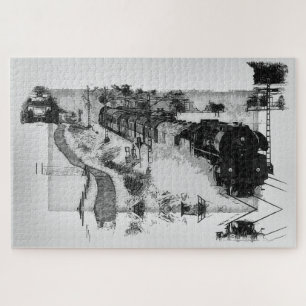 Stuwtreinen —  treinen legpuzzel