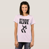 STYIN'ALIVE 1970 DISCO T-SHIRTS D'ANNIVERSAIRE (Devant entier)